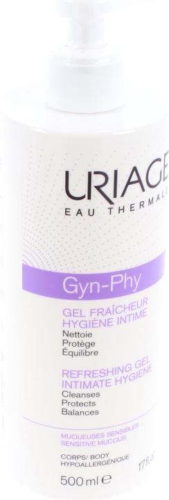 Actual product image Uriage Gyn-Phy Intimate Hygiene Refreshing Gel 500ml (500 ml, Intimate gel)