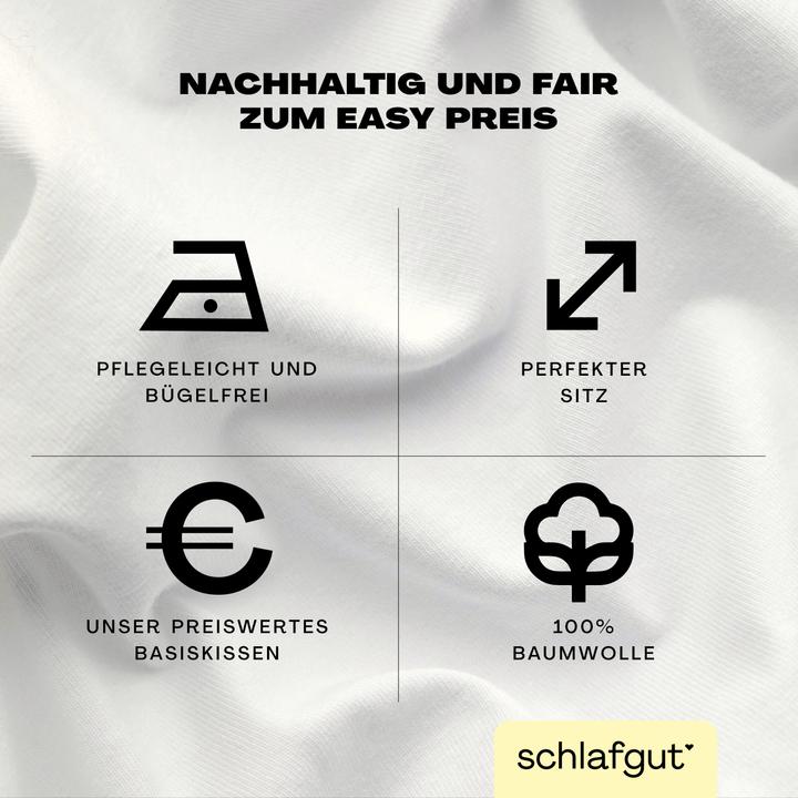 Produktbild schlafgut Easy Jersey (Duvetbezug, 40 x 60 cm)