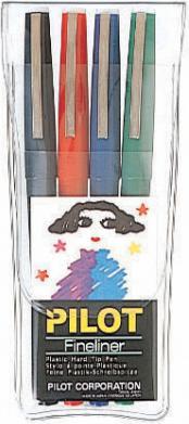 Actual product image Pilot Fineliner SWPPF case of 4 assorted (Multicoloured, 4 x)