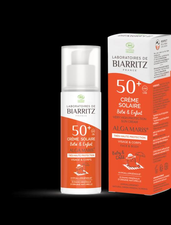 Image du produit Laboratoires de Biarritz Alga Maris (Crème solaire visage, SPF 50+, 50 ml, 88 g)