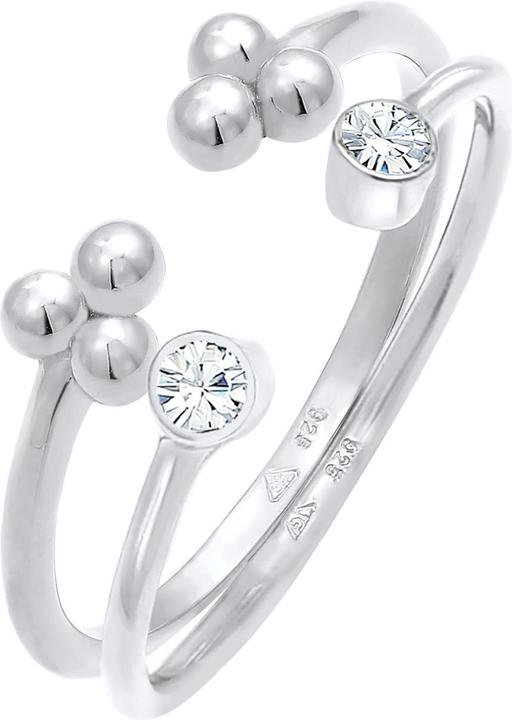 Image du produit Elli Bague en cristal, ensemble de bagues (54, Argent 925)