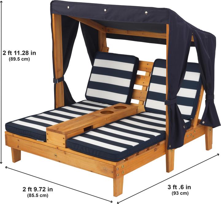 Image du produit KidKraft Double salon chaises longues