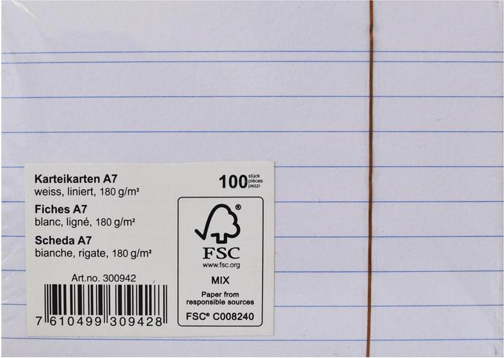 Office Index cards (A7, 180 g/m²)