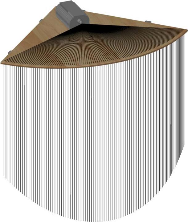 Sport-Thieme Corner element for fibre optic strands