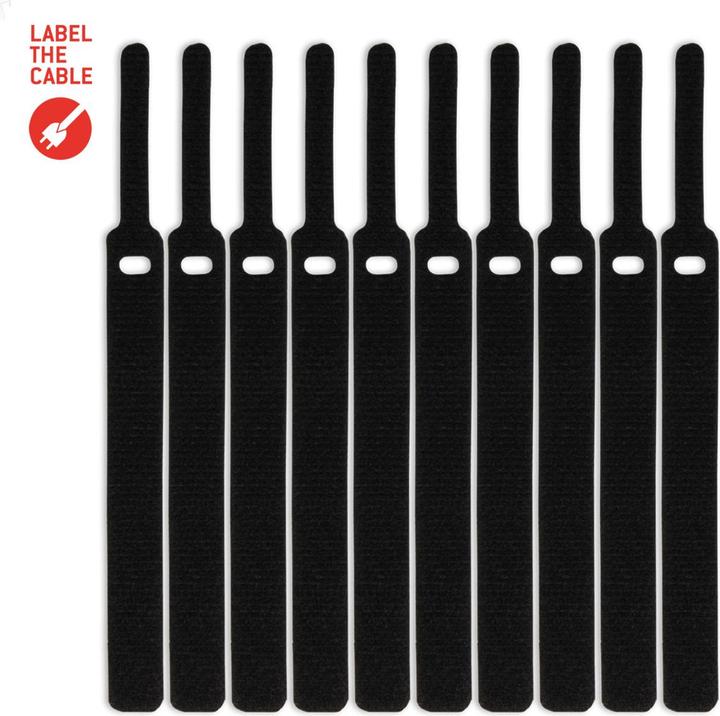 Image du produit Label-the-cable Sangles de base LTC (Serre-câbles velcro, 170 mm, 10 pcs)