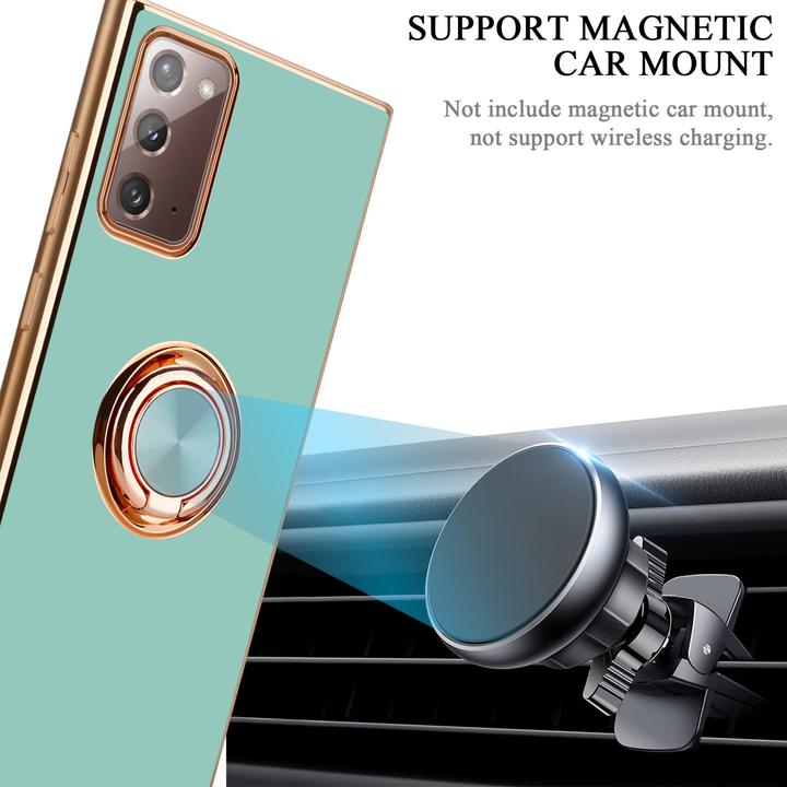 Produktbild Cadorabo Hülle für Samsung Galaxy NOTE 20 im TPU mit Kameraschutz und Ring LM089 Style (Samsung Galaxy Note 20)