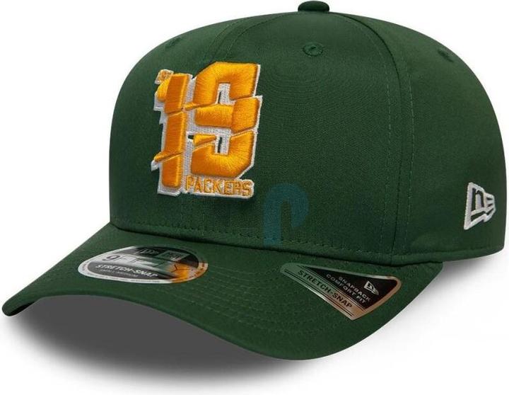 Image du produit New Era NFL - Green Bay Packers - Established Number 9Fifty Stretch Snapback Cap Vert SM (54, 55, 56, 57)