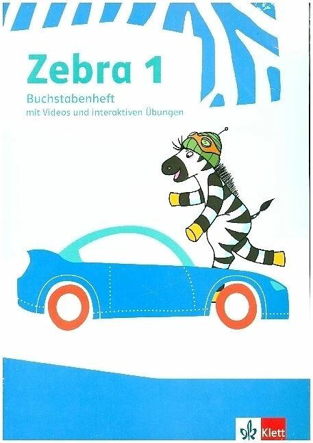 Produktbild Zebra 1. Paket: Buchstabenheft/Arbeitsheft Lesen mit digitalen Medien Klasse 1 (Deutsch, Ernst Klett Verlag, 2021)