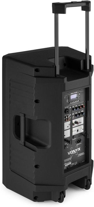 Image du produit speaker met Bluetooth - Vonyx VSA700-BP - met draadloze microfoon en headset microfoon - 1000W (Actif, 1x 500 W)