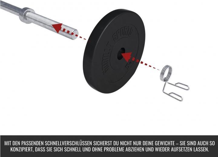 Produktbild Gorilla Sports Federschnellverschluesse