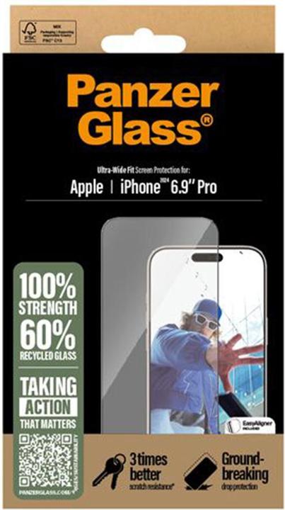 Actual product image PanzerGlass Ultra-Wide Fit (1 Piece, Apple iPhone 16 Pro Max)