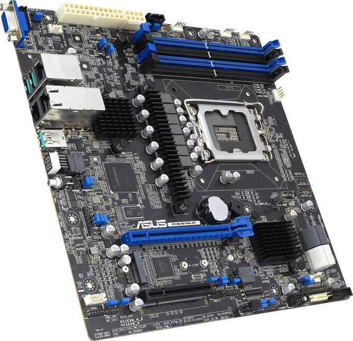 Actual product image ASUS P13R-M/10G-2T (LGA 1700, Intel C252, mATX)