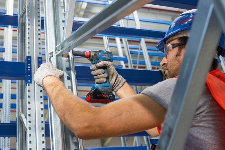 Actual product image Bosch Professional Combo kit set with 3 18V tools: GSB 18V-45, GDX 18V-200, GWS 18V-7, 2x 5.0Ah