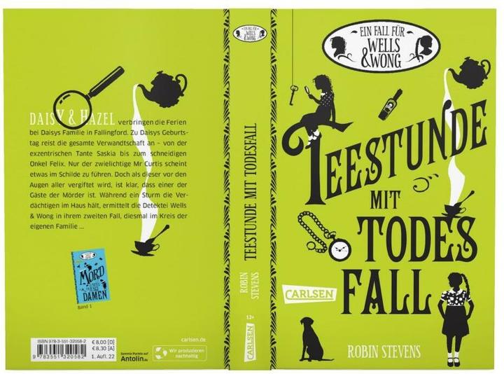Image du produit Un cas pour Wells & Wong 2 : L'heure du thé et la mort (Robin Stevens., Allemand)