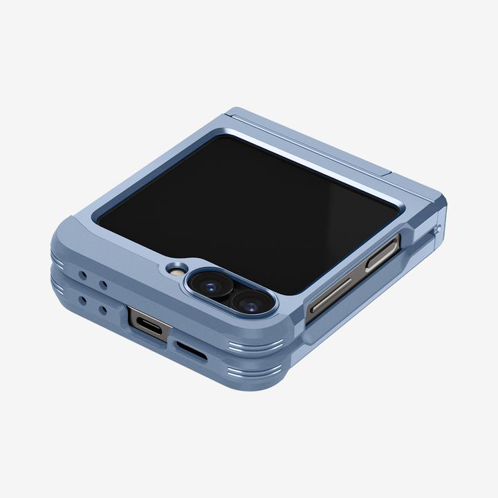 Actual product image Spigen Tough Armor TPU Back Cover Blue Samsung Galaxy Z Flip 6 (Samsung Galaxy Z Flip6)