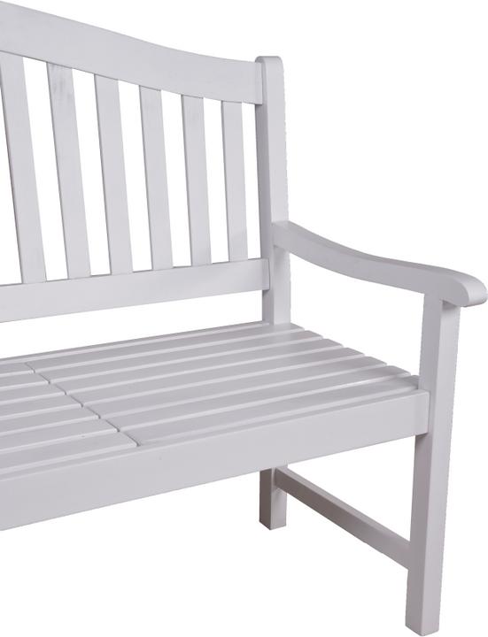 Actual product image Garden Pleasure Garden bench Singapore 985074 white wood 150.0 cm