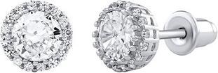 Silvego Aga Silver Earrings with Clear Brilliance Zirconia DCC2056235EW
