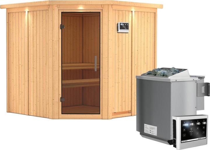 Produktbild Karibu Jarin mit Dachkranz (9 KW Bio externe Steuerung)