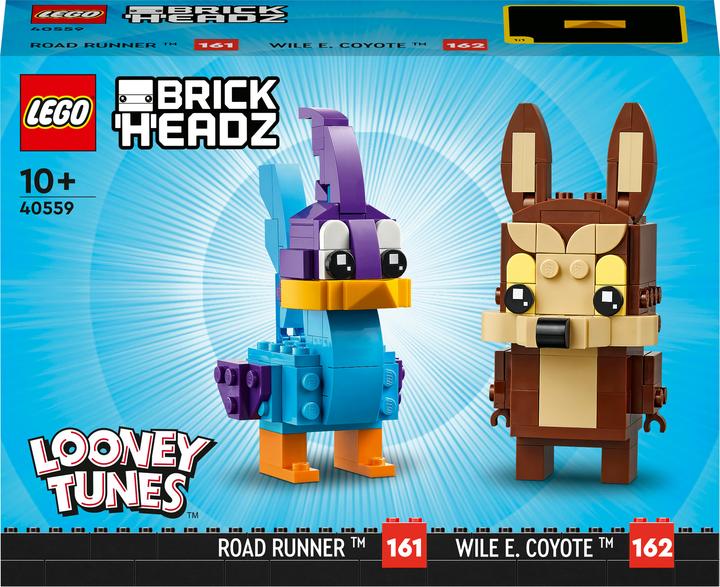 Actual product image LEGO Road Runner & Wile E. Coyote (40559, LEGO Brickheadz)