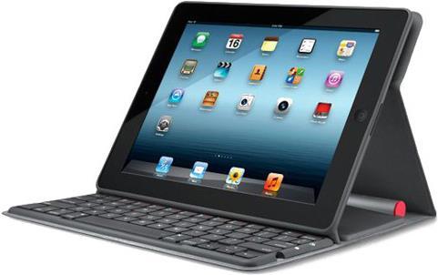 Produktbild Logitech Solar Keyboard Folio für iPad (CH, iPad 2012 (4. Gen), iPad 2011 (2. Gen), iPad 2012 (3. Gen))