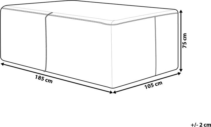 Immagine prodotto Beliani Parapioggia per mobili da giardino 185 x 105 x 75 cm CHUVA