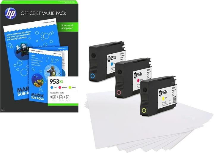 Produktbild HP 953XL Valuepack (M, Y, C)