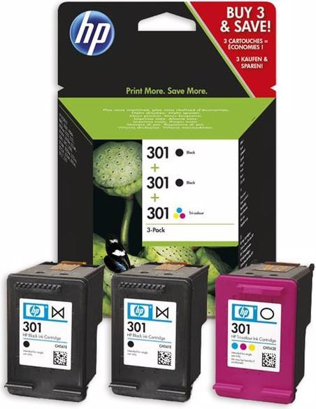 Image du produit HP Combopack 301 (Color, CF)