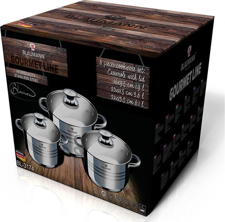 Image du produit Blaumann Set de casseroles