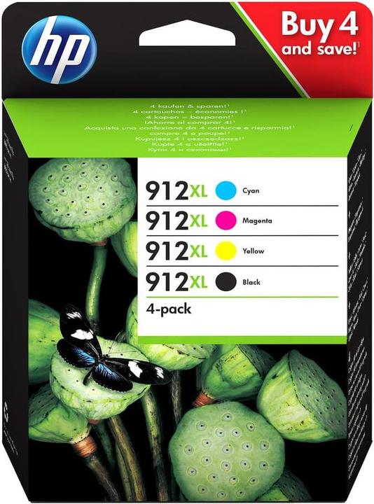 HP Combopack 912XL CMYBK (M, C, BK, Y)