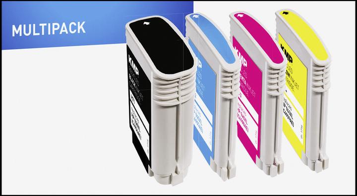 Actual product image KMP H71V Value pack BK/C/M/Y comp. w. HP No. 940 XL (M, FC, C, Y)