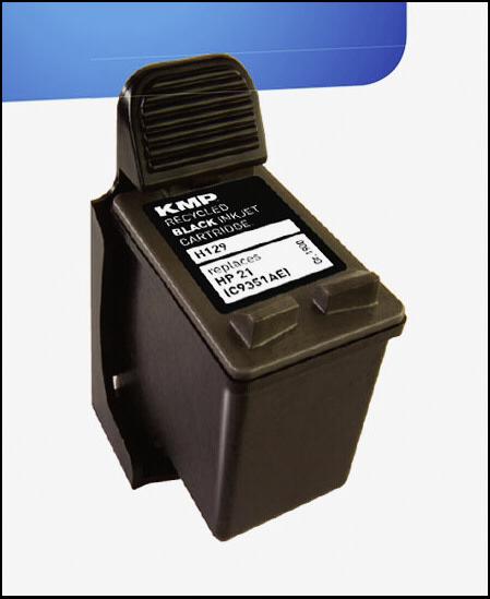 Actual product image KMP H129 Ink Cartridge Compatible with HP C 9351 AE (FC)