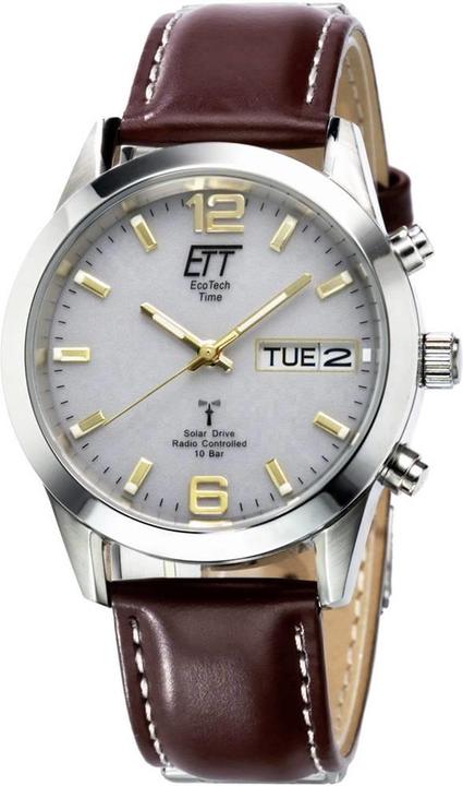 Image du produit Conrad Components Eco Tech Time Solar Funk Gobi Montre homme (Montre analogique, Montre radio-pilotée, Montre numérique, 40 mm)