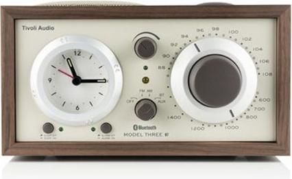 Tivoli Audio Audio - Model 3 BT w/ USB - Wekkerradio met Bluetooth - Walnoot/Beige (FM, AM, Bluetooth)