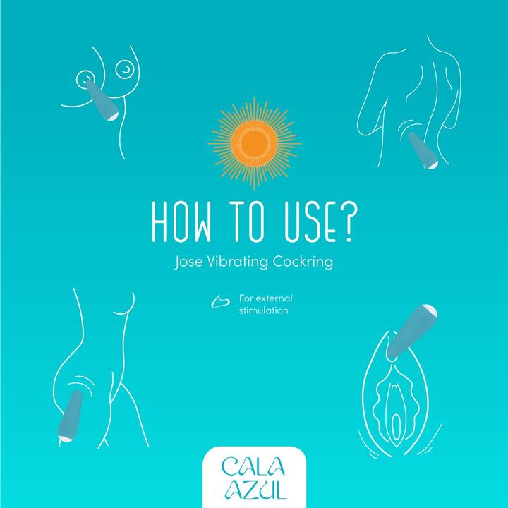 Produktbild Cala Azul Julia MiniVibrator Azul