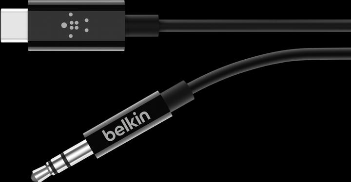Image du produit Belkin RockStar 3,5mm Aud./USB-C câble 0,9m (0.90 m, Jack 3,5 mm (AUX))