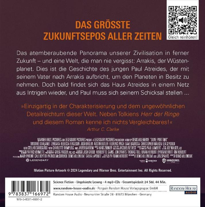 Produktbild Dune – Der Wüstenplanet (Frank Herbert, Deutsch)
