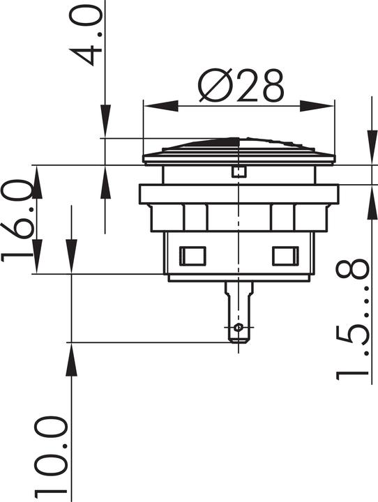Produktbild Schlegel SNSG+SG-24V Akustischer Signalgeber, silberfarben SNSG+SG-24V