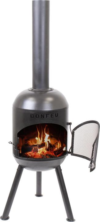 Bonfeu BonSolo garden fireplace black