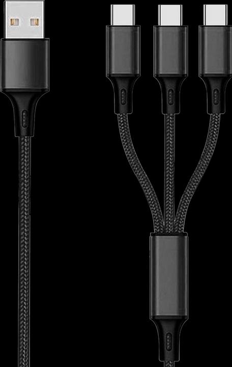 Produktbild 2GO 797156 USB Kabel USB B 3x USB C (1.50 m)
