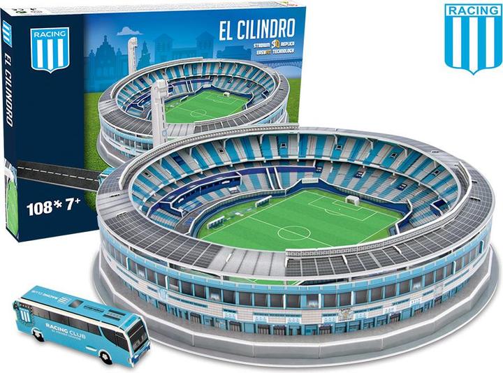 Nanostad Racing Club El Cilindro Stadion 3D Puzzle (108 Teile)
