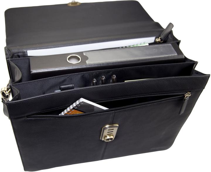 Monolith Aktentasche Leder (15.60", Universal)