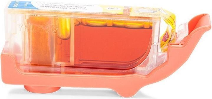 Actual product image Hermex Compatible Ink Cartridge Canon PGI-520 CLI-521 (M, Y, PGBK, C, FC)