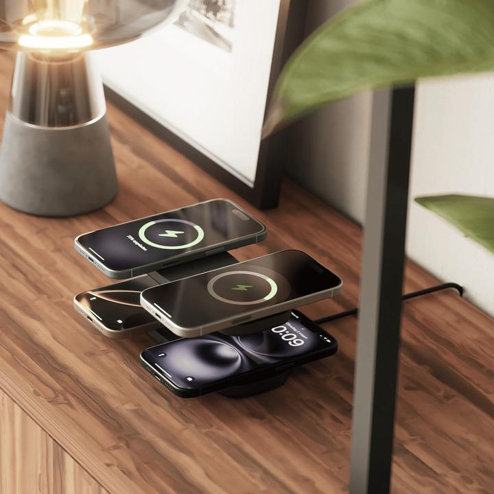 Actual product image Zens 4x 15W Fast Charge incl. charger, black (15 W)