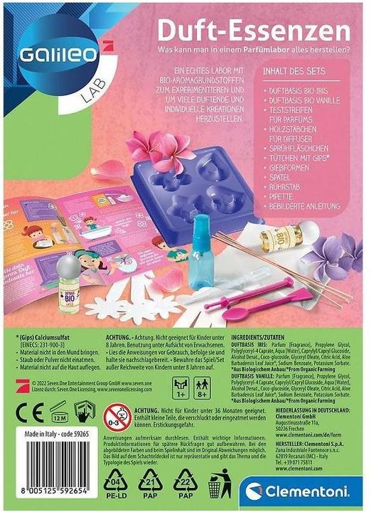 Actual product image Clementoni Fragrance essences EN