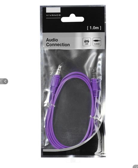 Produktbild Vivanco 3.5mm Klinke — 3.5mm Klinke (1 m, 3.5mm Klinke (AUX))