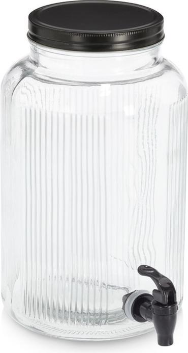Actual product image Zeller Present Getränkespender Glas mit Metalldeckel 3.9 l ø 16x25 cm