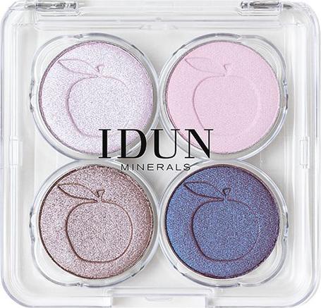 Produktbild IDUN Minerals Palette Eyeshadow Norrlandssyten (Lila, Pink, Braun)