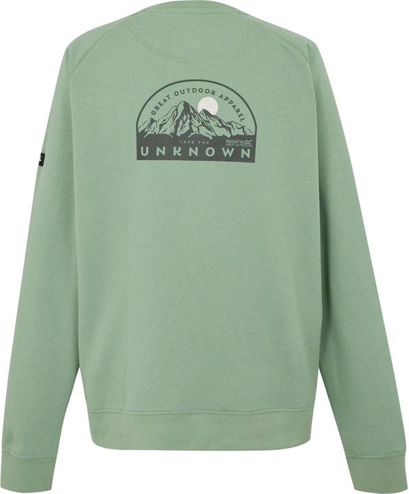 Actual product image Regatta Mens Nithsdale Mountain Crew Neck Sweatshirt (L)