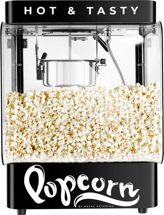 Produktbild Royal Catering Popcornmaschine Popcornmaker Profi-Popcornautomat 18 l/h 1.2 l schwarz