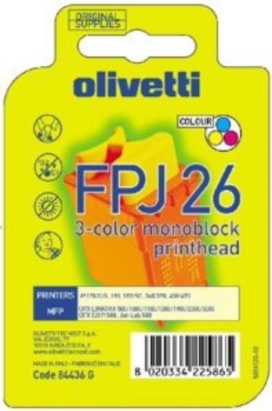 Inkadoo Olivetti 84436FPJ26 Tintenpatrone color 150 Seiten Farbe Olivetti JP 170 (Color)